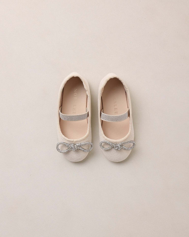 noralee ballet flats in shimmer suede kids Little