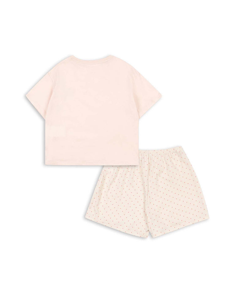 konges sløjd famo boxy fit set in pirouette dot + creole pink kids Little