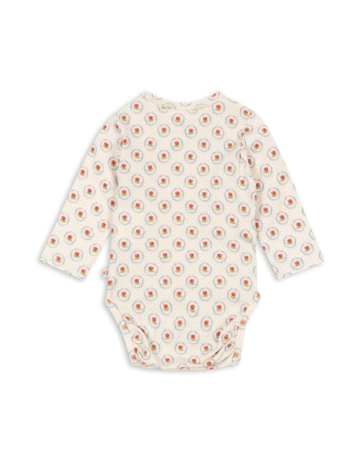 konges sløjd basic long sleeve newborn body in mirage baby Little