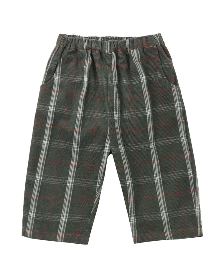 rylee + cru palmer pant in holiday plaid kids Little