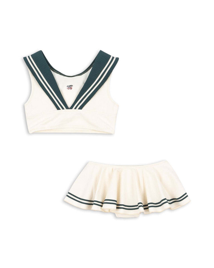 konges sløjd sailor bikini in cloud dancer kids Little