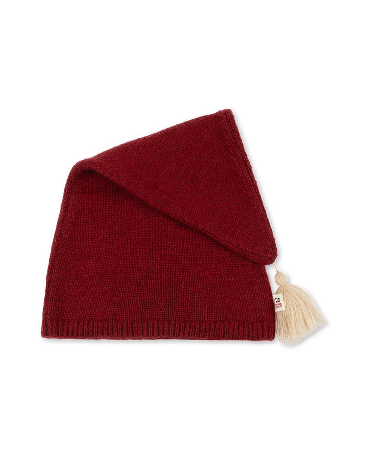 konges sløjd christmas knit hat in red accessories Little