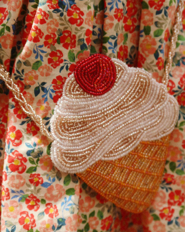 konges sløjd beaded ice cream strap wallet accessories Little