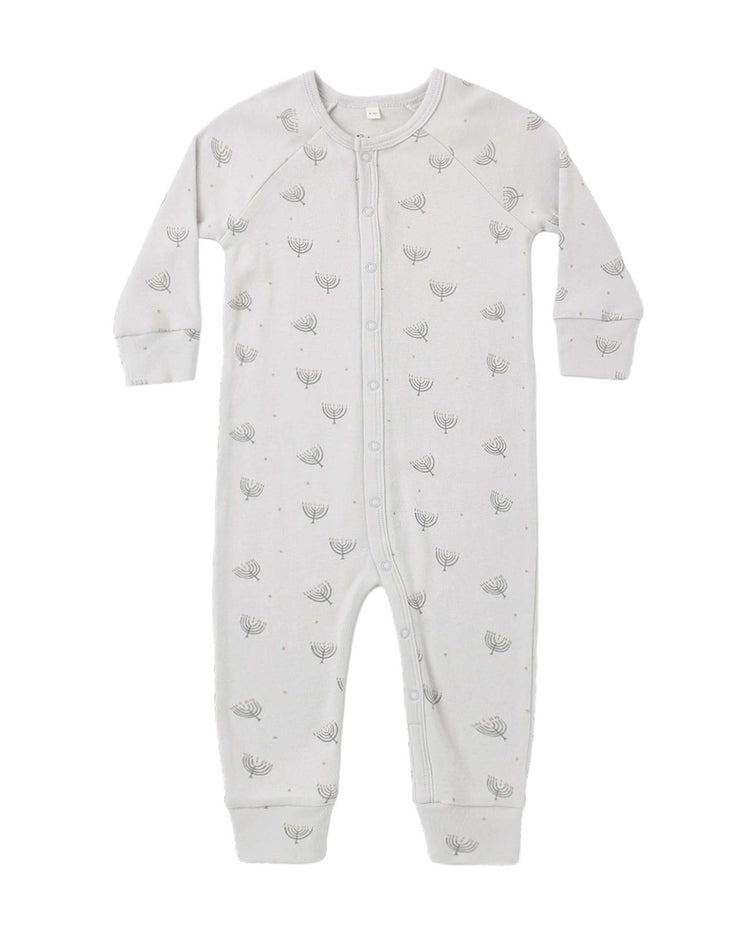 rylee + cru organic long john pajamas in hanukkah baby Little