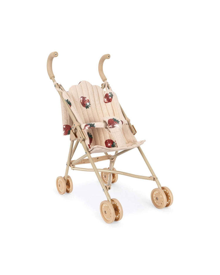 konges sløjd tulle doll stroller in strawberry play Little
