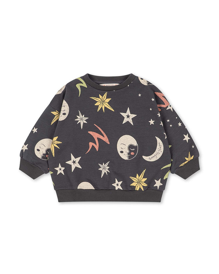 konges sløjd loupy print sweatshirt in luna lightning kids Little