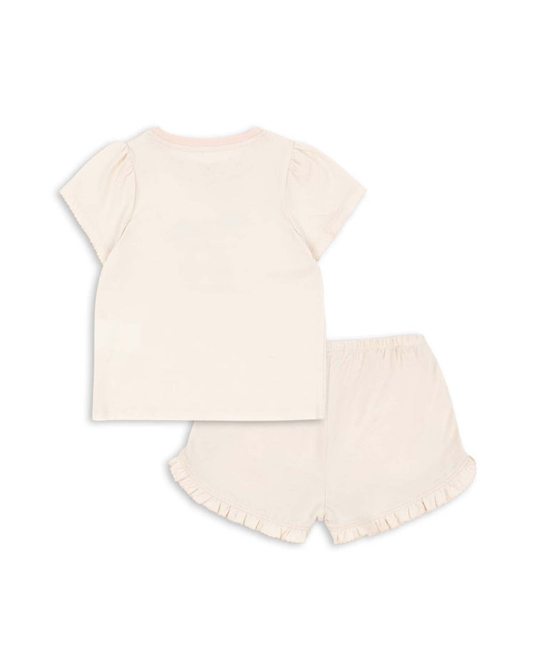 konges sløjd famo frill set in buttercream kids Little