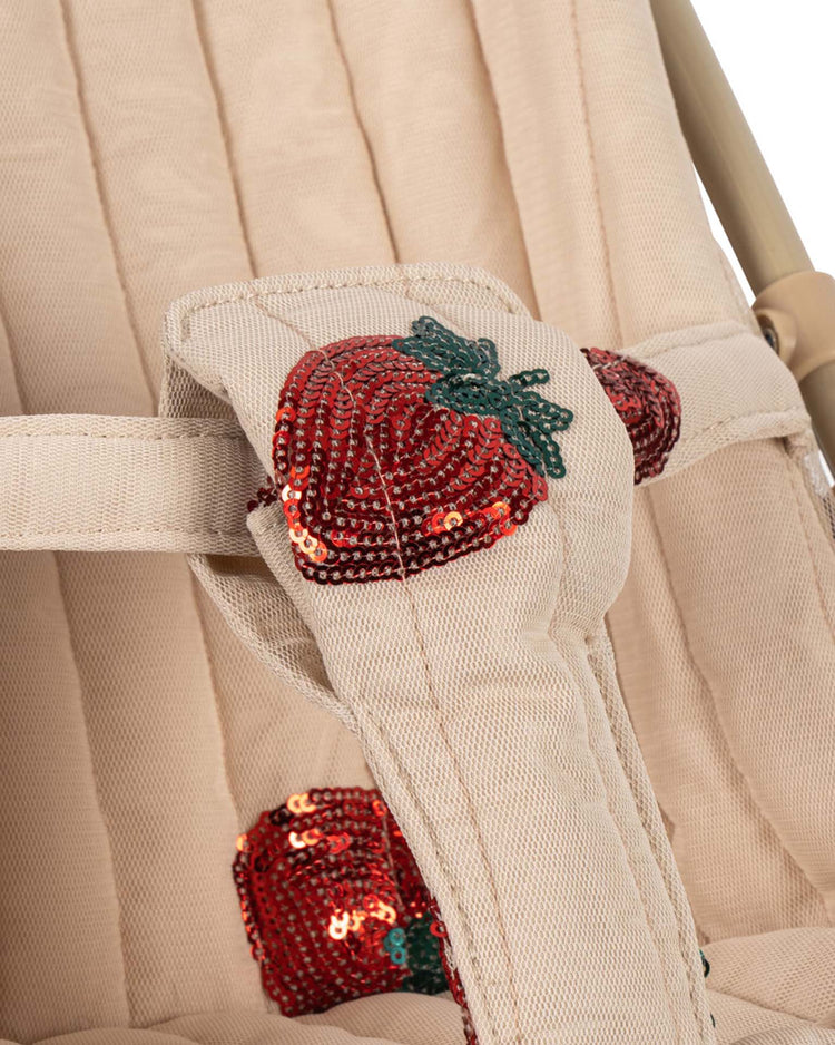 konges sløjd tulle doll stroller in strawberry play Little