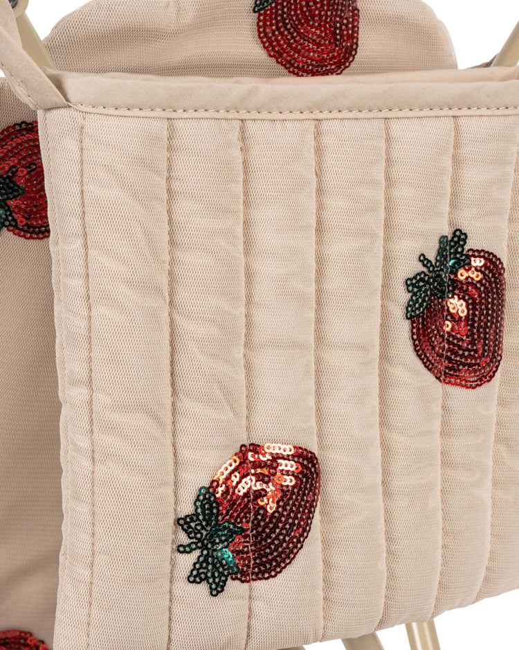konges sløjd tulle doll stroller in strawberry play Little