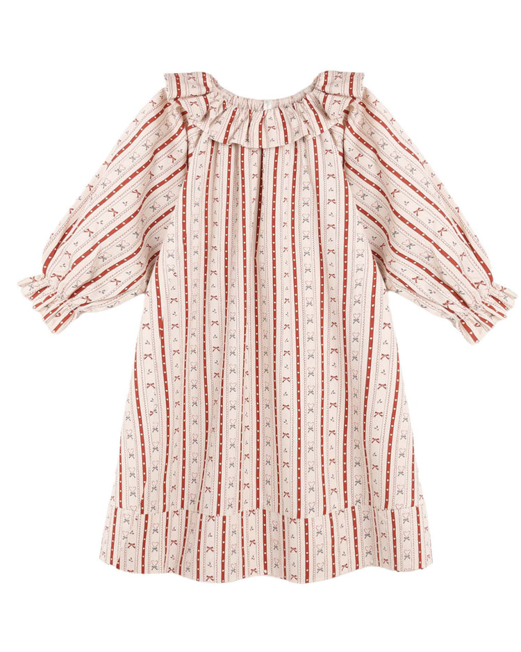 rylee + cru girl's nightgown in candy cane lane kids Little