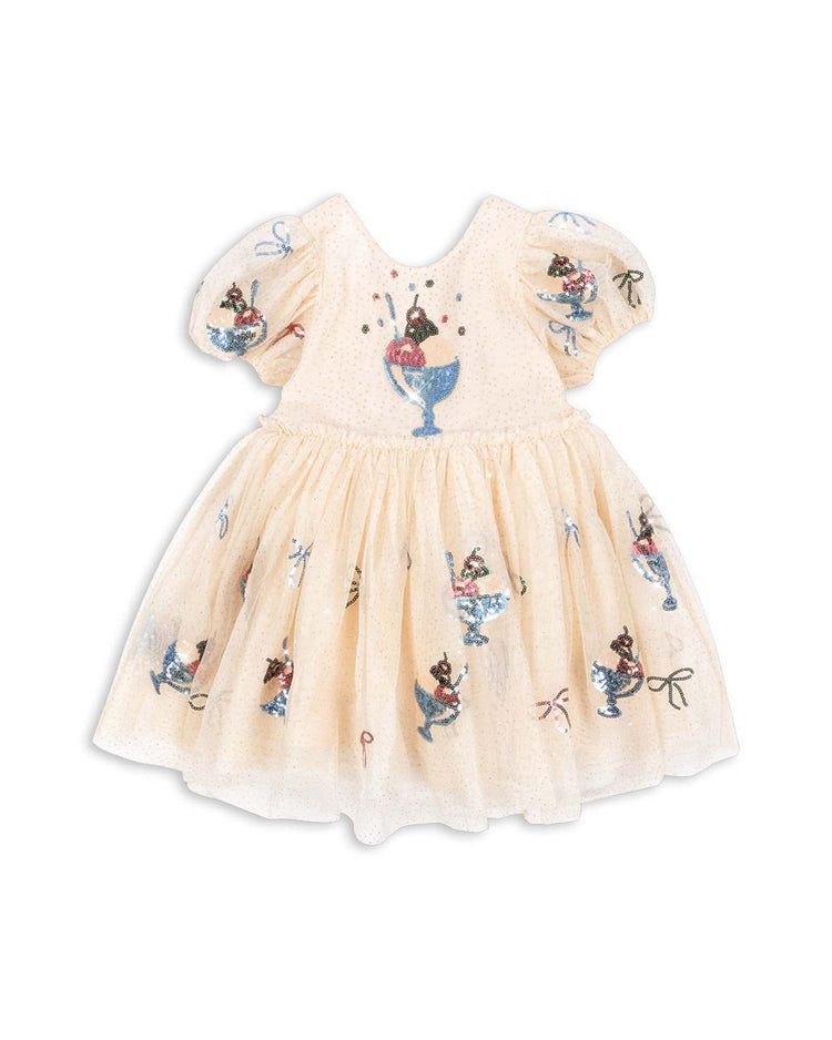 konges sløjd yvonne puff dress in gelato kids Little