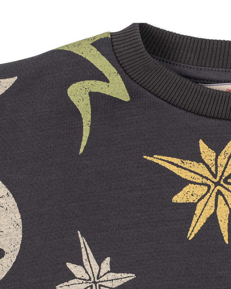 konges sløjd loupy print sweatshirt in luna lightning kids Little
