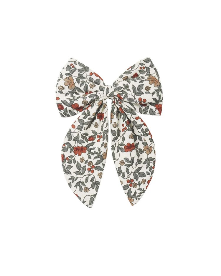 rylee + cru oversized bow in holiday floral accessories Little