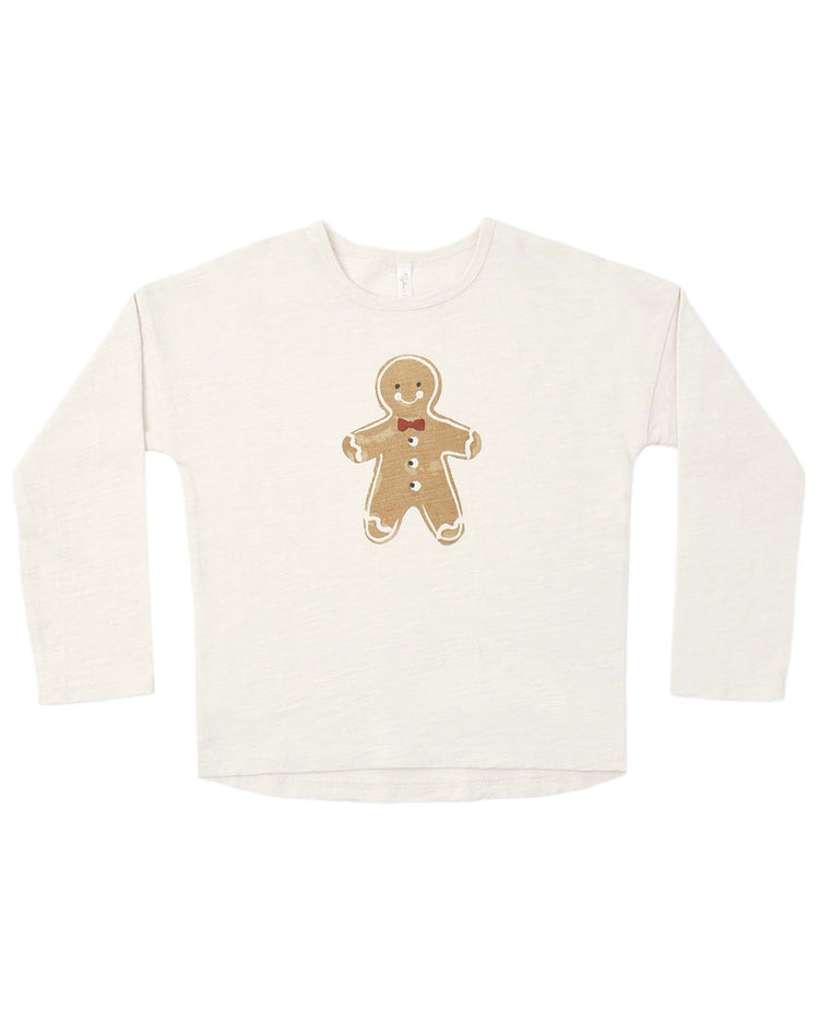 rylee + cru long sleeve tee in gingerbread man kids Little