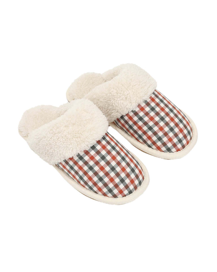 rylee + cru slippers in holiday gingham accessories Little