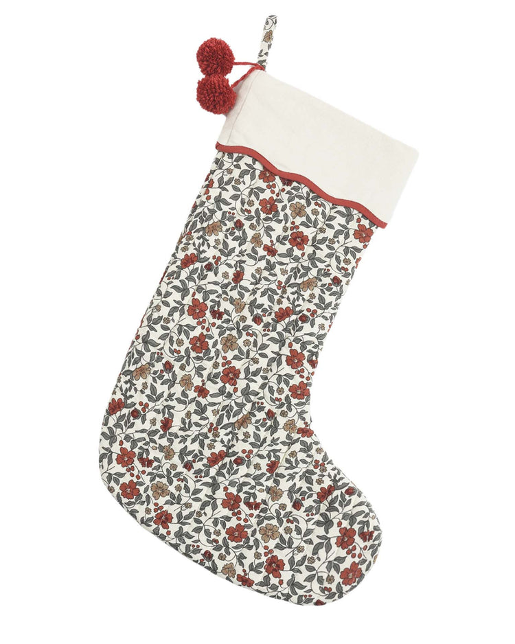 rylee + cru noel stocking in holiday floral home Little
