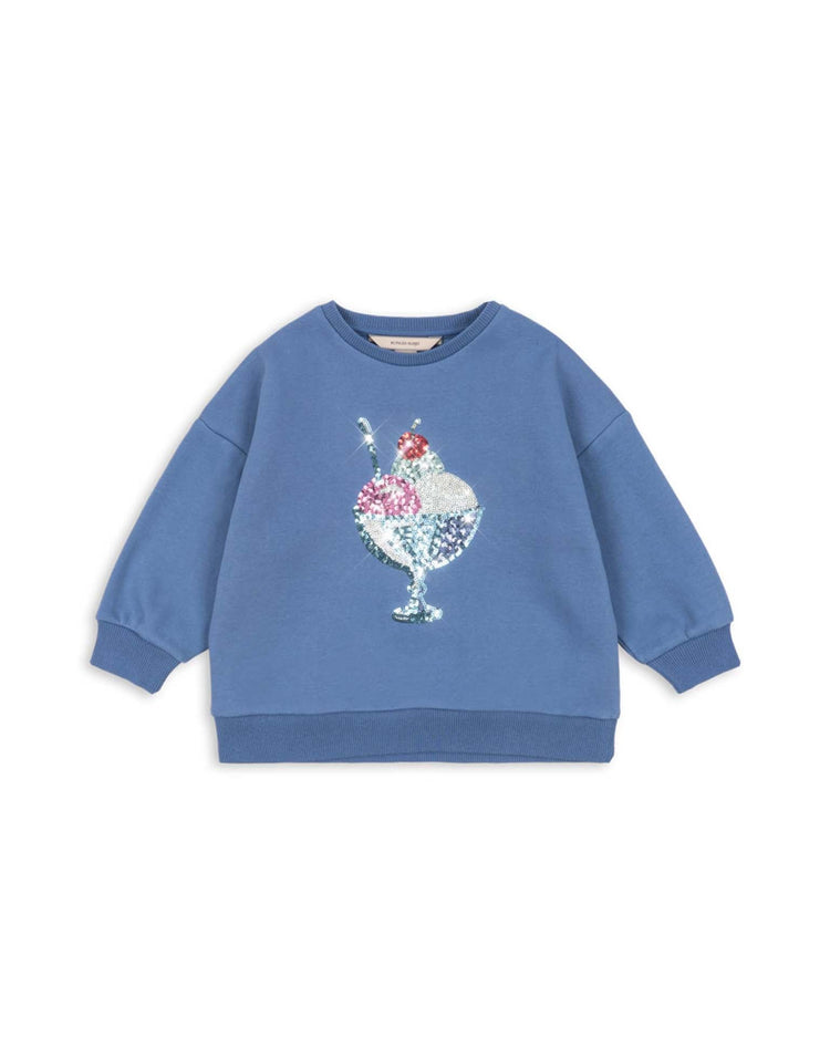 konges sløjd loumilla sweatshirt in colony blue kids Little