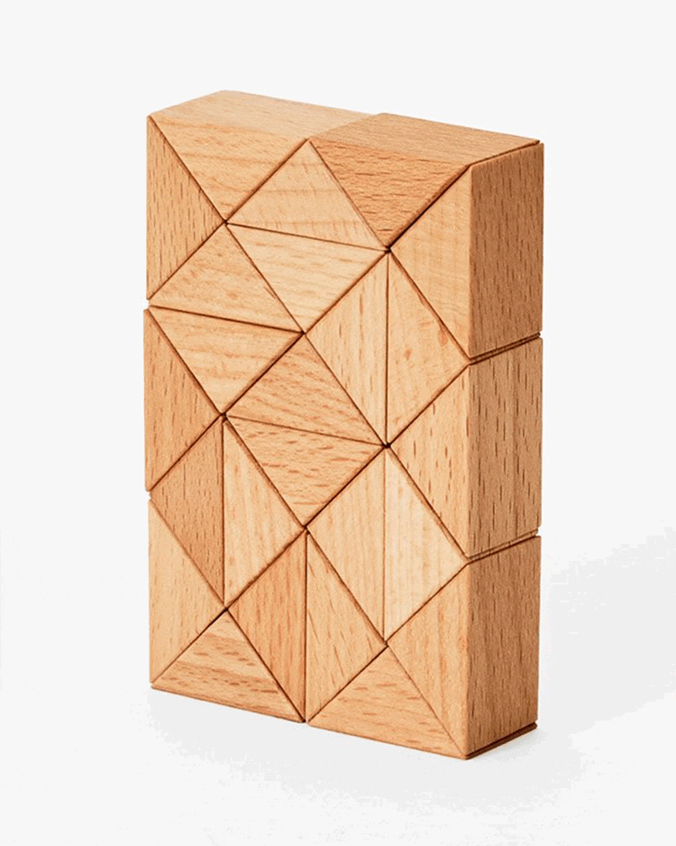 Little areaware play snake block in natural
