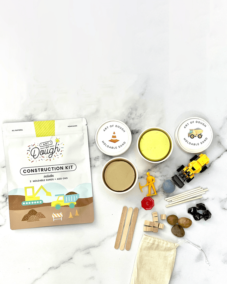 art of dough construction dough kit play Little