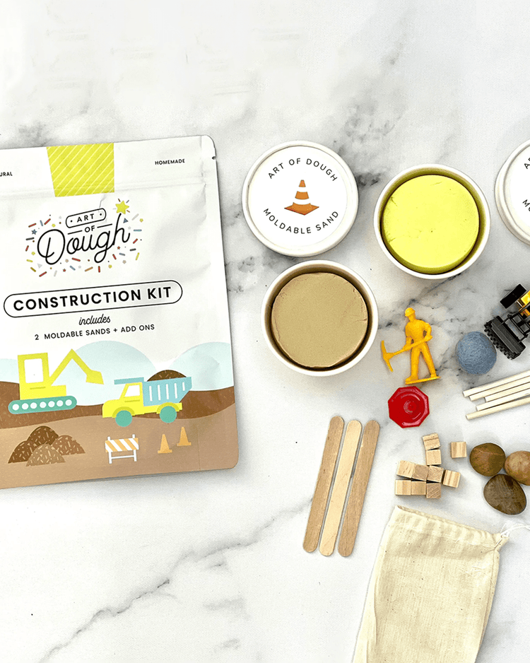 art of dough construction dough kit play Little