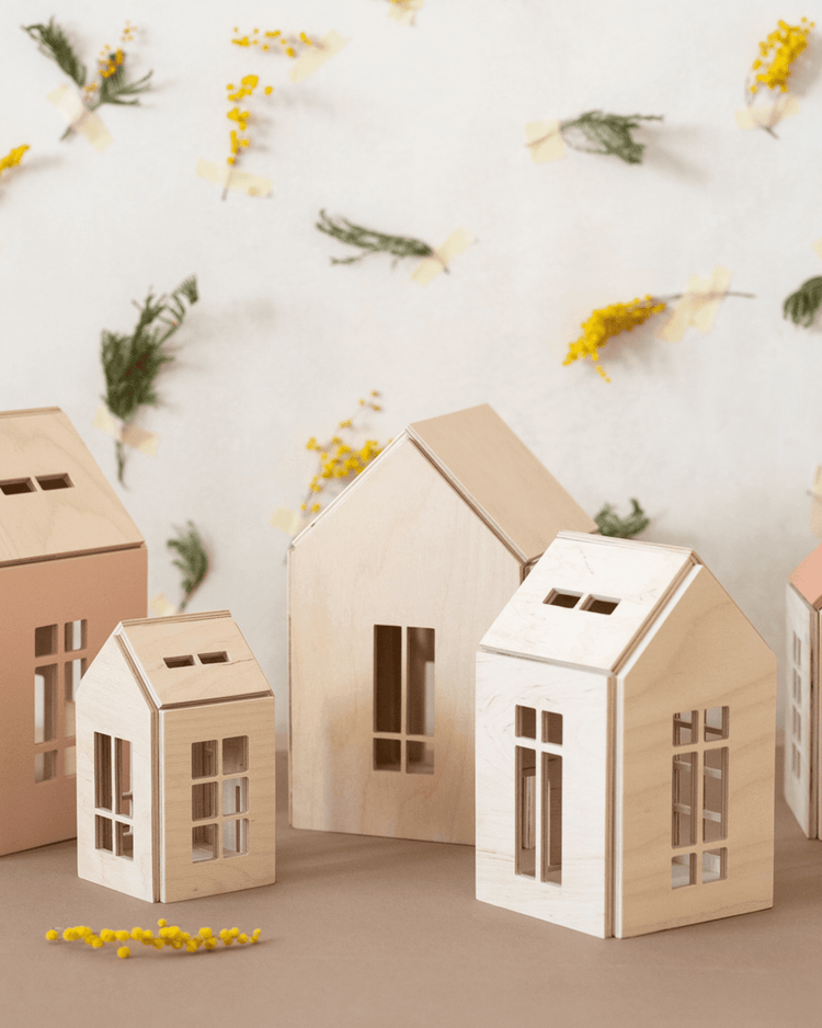 babai large magnetic dollhouse in natural play Little