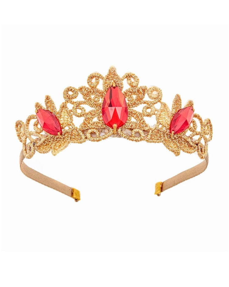 Little bailey + ava accessories chloe princess crown in red