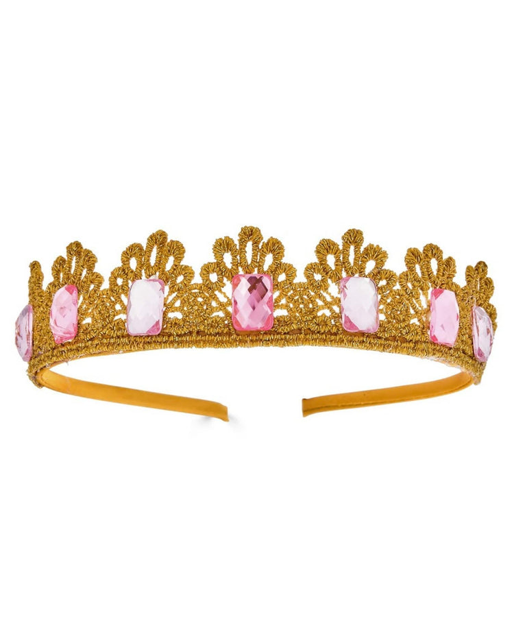 Little bailey + ava play princess headband crown in pink