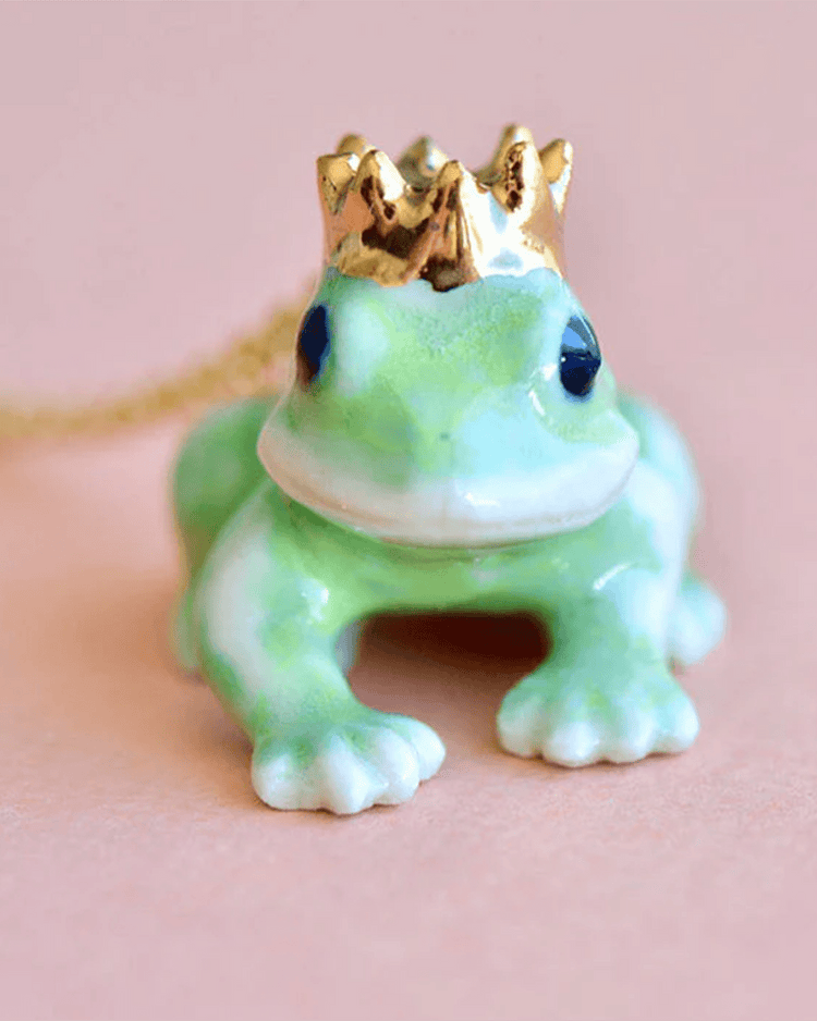 Little camp hollow accessories frog price necklace
