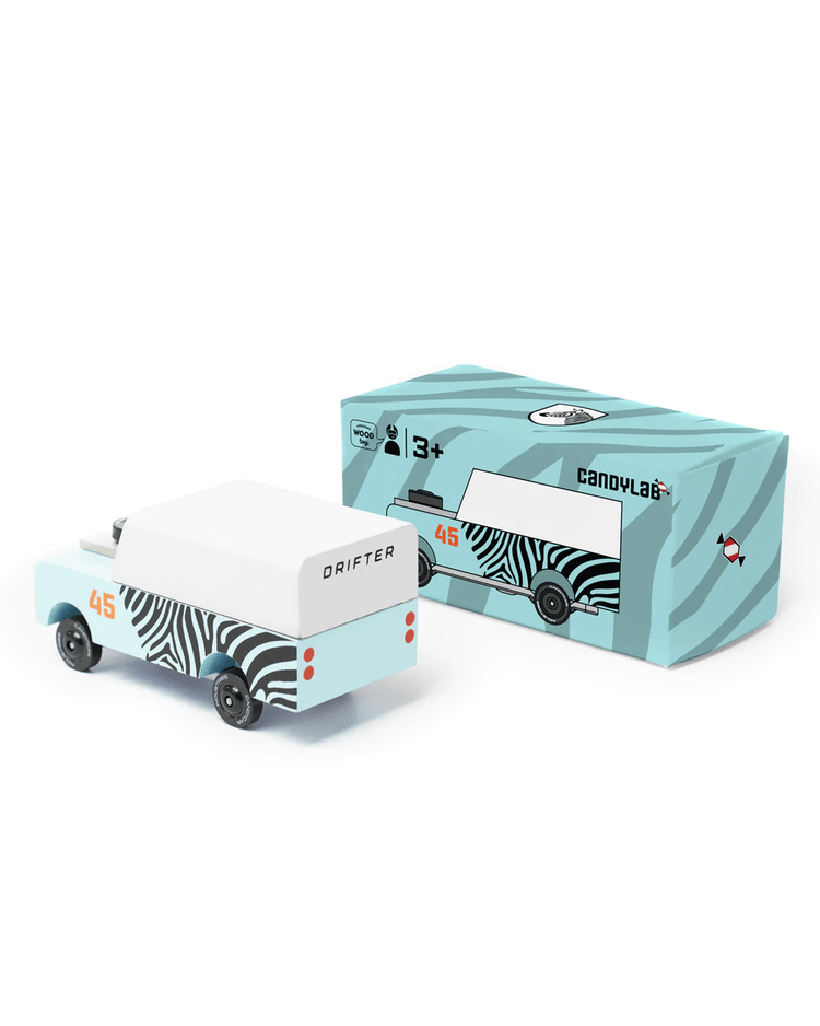 Little candylab play mini zebra drifter candycar