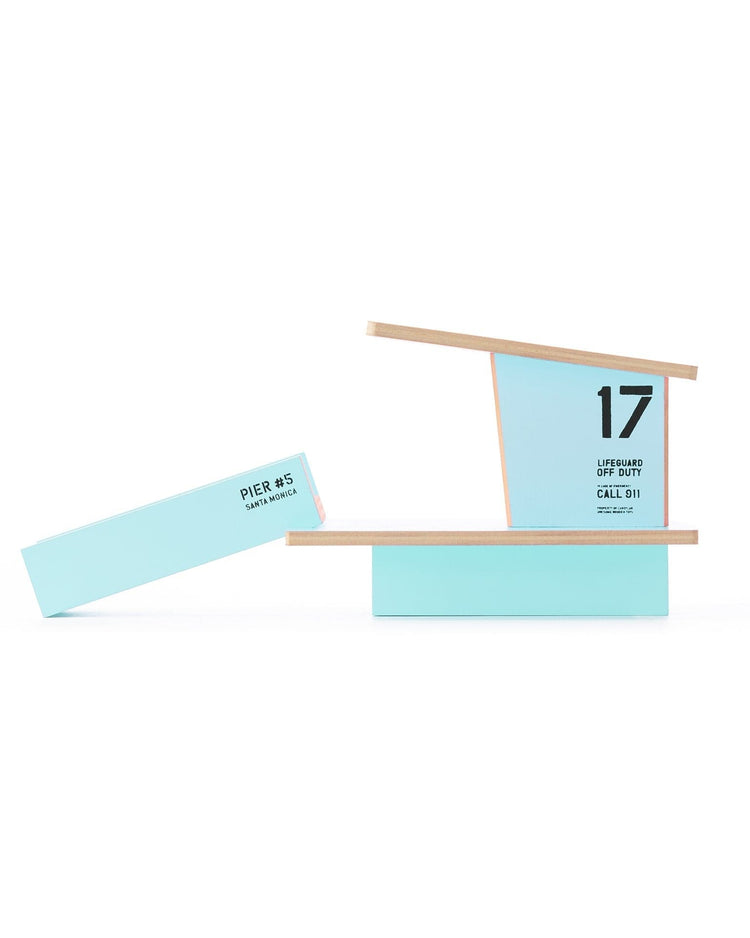 Little candylab play teal santa monica lifeguard stand