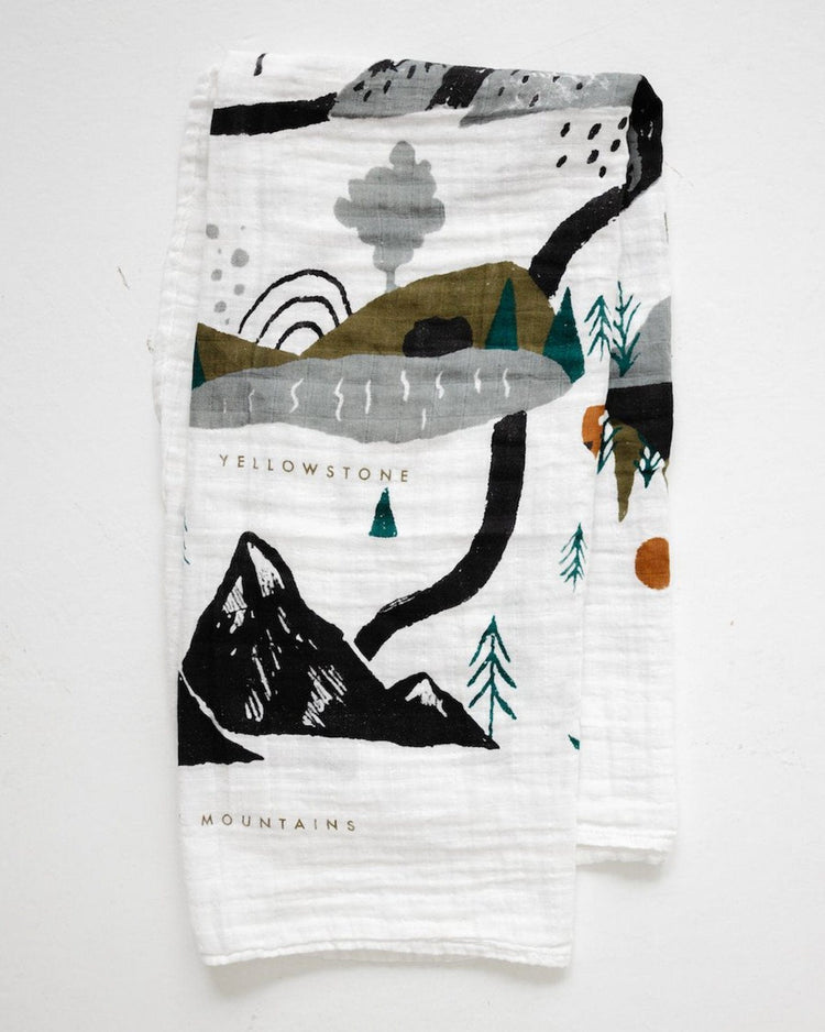 Little clementine kids baby accessories national parks swaddle