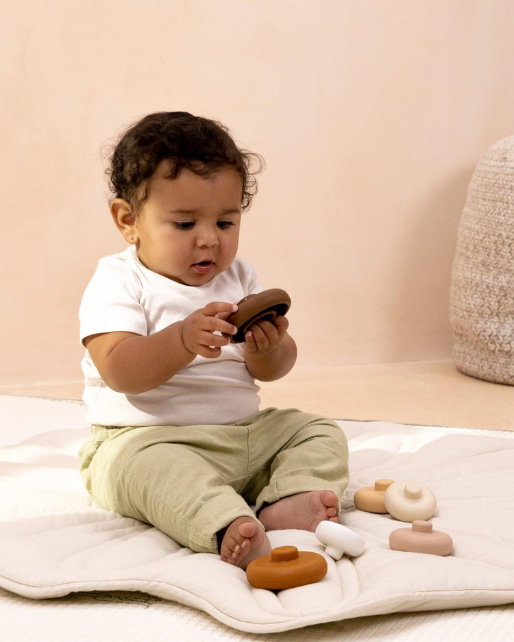 Little coco village play silicone stackable rings