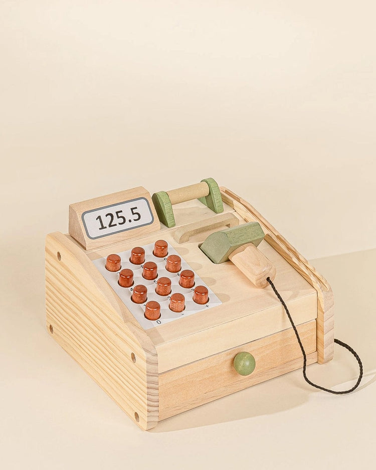 Little coco village play wooden cash register