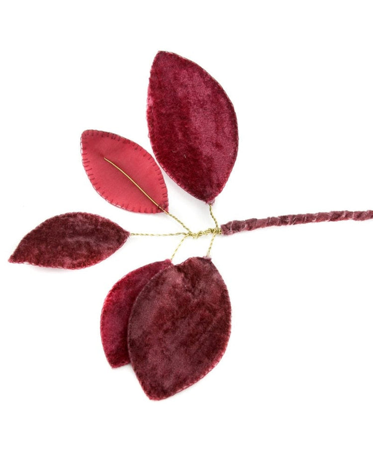 Little cody foster room small velvet stem pick in red