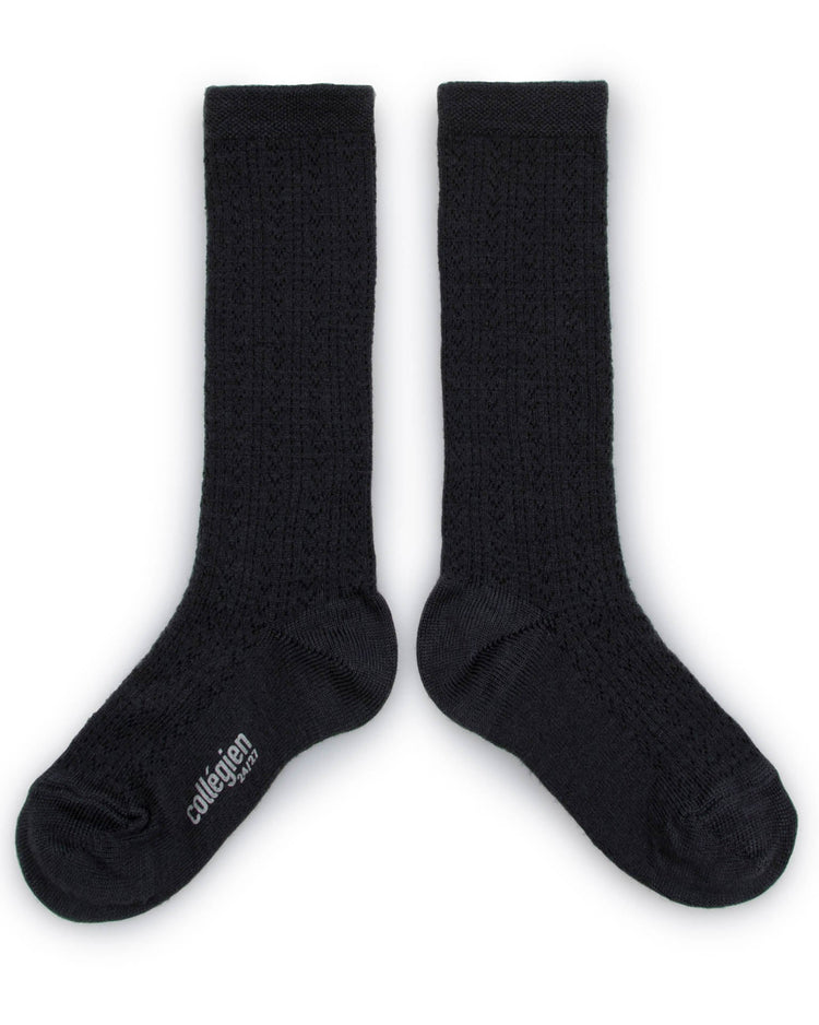 Little collégien accessories adèle knee socks in pierre de volvic