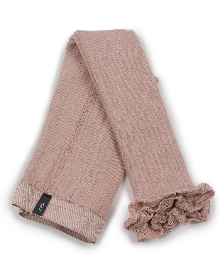 Little collegien accessories aliénor footless tights in vieux rose