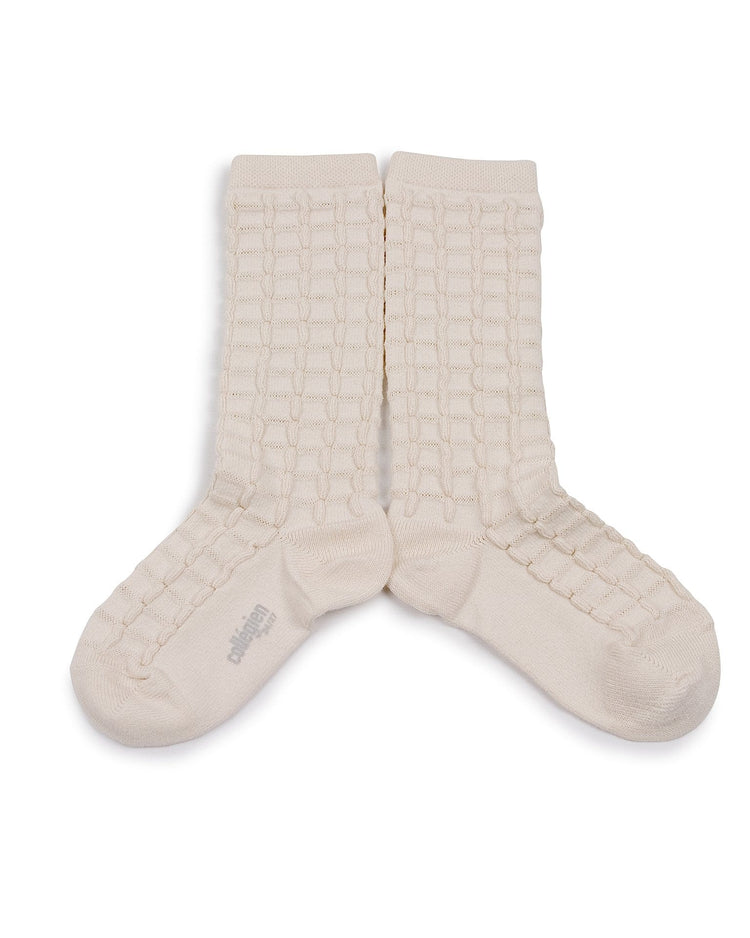 Little collegien accessories camille knee socks in doux agneaux