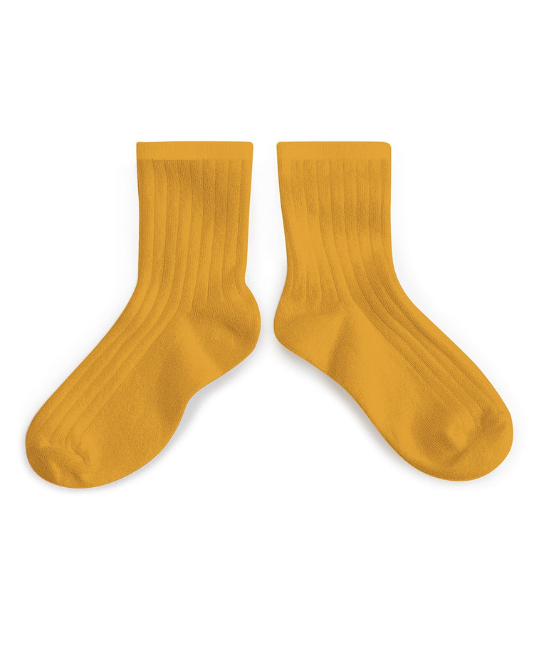 Little collegien accessories la mini ankle socks in curcuma