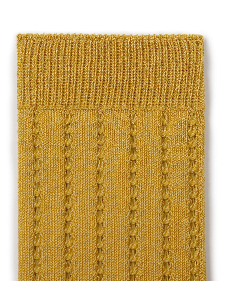 Little collegien accessories léonie knee socks in curcuma