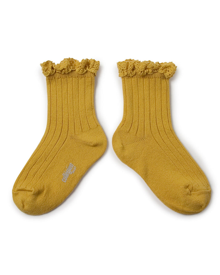 Little collegien accessories lili ankle socks in curcuma