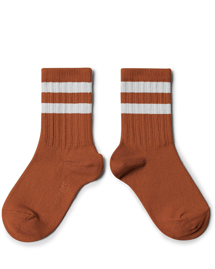 Little collegien accessories nico crew socks in pain d'epice