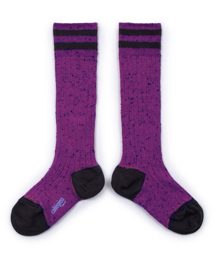 Little collégien accessories noa knee socks in cyclamen