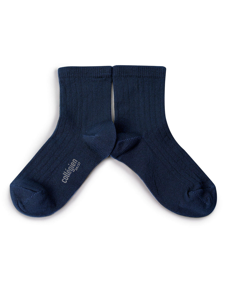 Little collegien accessories ribbed summer socks in nuit étoilée