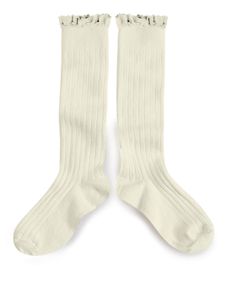 collegien joséphine knee socks in doux agneaux accessories Little