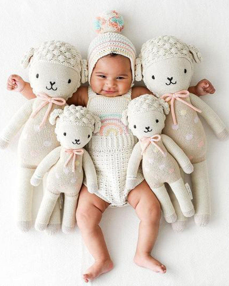 cuddle + kind lucy the lamb in pastel play Little