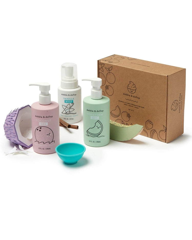 Little dabble & dollop room day at the beach bath kit