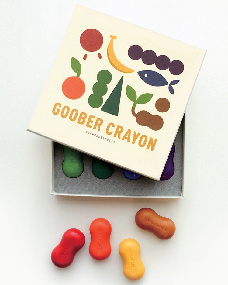 Little goober peanut crayons