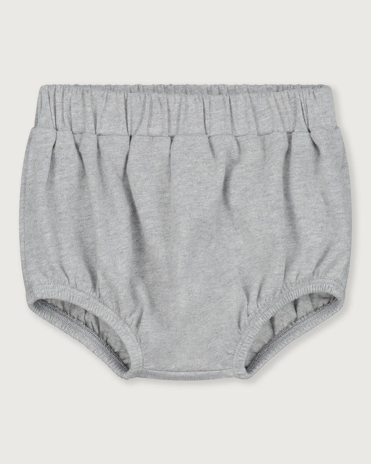 Little gray label baby girl baby bloomer in grey melange