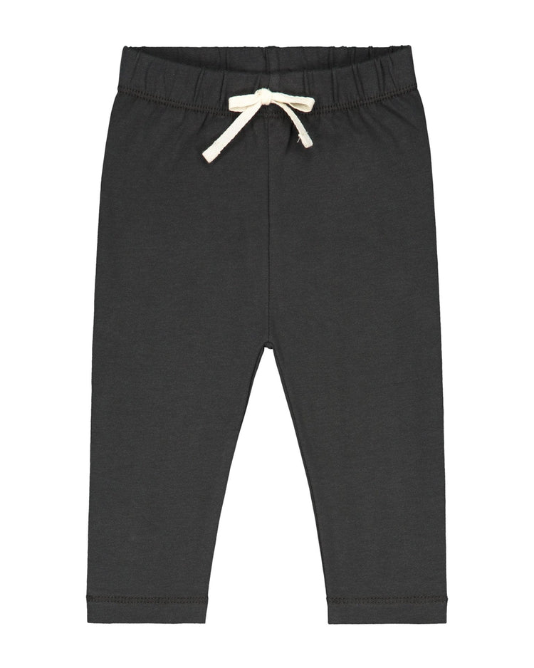 Little gray label layette baby leggings in nearly black