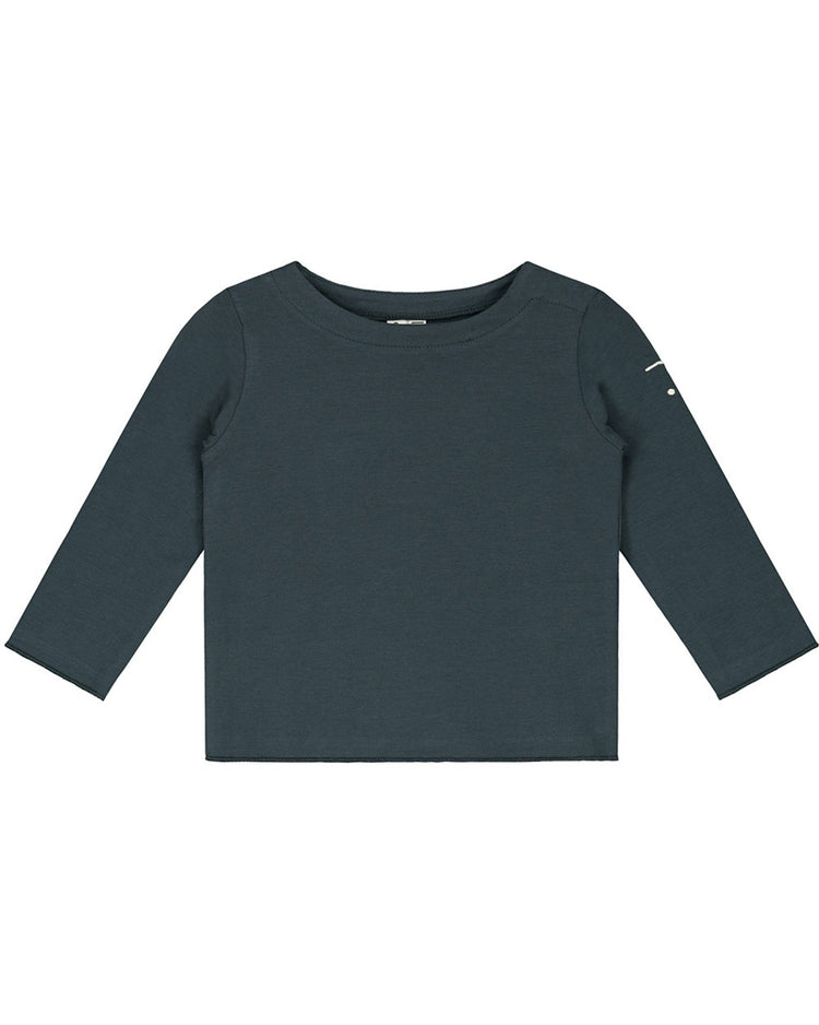 Little gray label layette baby long sleeve tee in blue grey